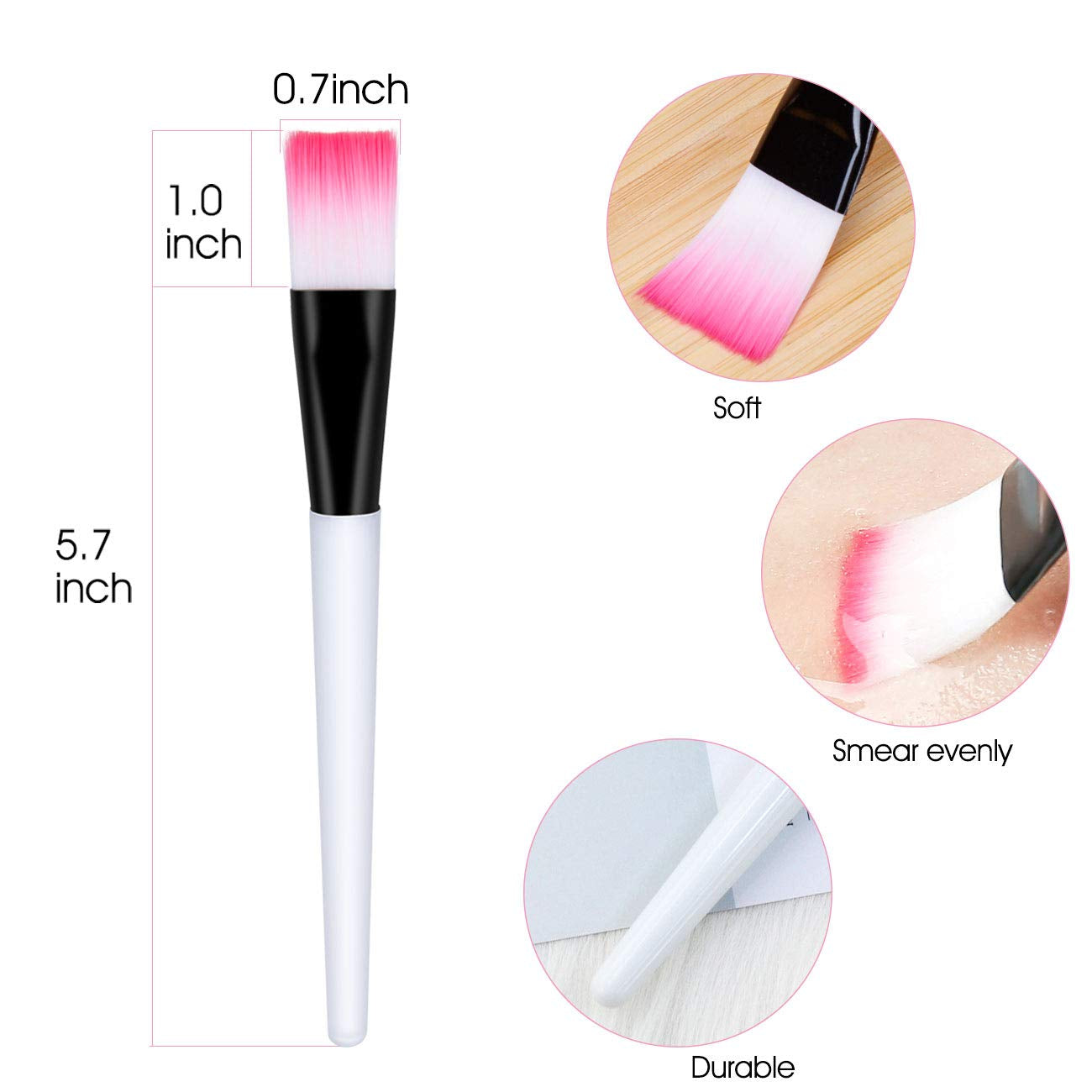 100Pcs DIY Compressed Cotton Face Mask Sheet Grain, Dry Paper Face Cotton Mask Sheet with Free of Mask Bowl, Mask Stick, Silicone Brush, Soft Bristle Brush