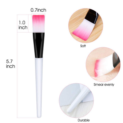 100Pcs DIY Compressed Cotton Face Mask Sheet Grain, Dry Paper Face Cotton Mask Sheet with Free of Mask Bowl, Mask Stick, Silicone Brush, Soft Bristle Brush