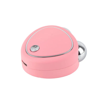 Microcurrent Facial Massager Reduce Double Chin Handheld Face Lifting USB Portable Heart Shape Face Sculpting Roller Devices