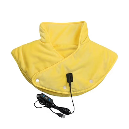 Electric Heating Shoulder Neck Pad USB Pain Relief Massager Brace Wrap Electric Thermal Compress for Neck Shoulder Relieve Fatig