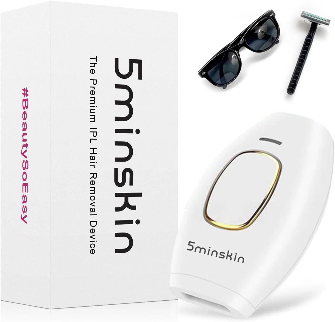 Permanent Laser Hair Removal Device at Home - Painless Epilator Skincare Routine