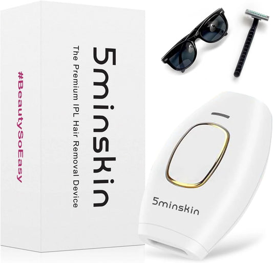 Permanent Laser Hair Removal Device at Home - Painless Epilator Skincare Routine