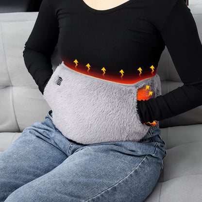 Heating Uterus Warming Belt Abdominal & Hand Warmer Cold Protection Artifact Graphene Heating USB Charging Waist Warming Pad