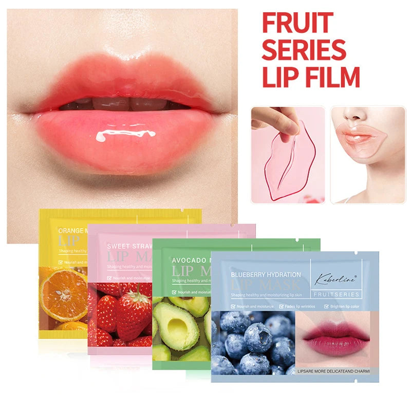 10Pcs Collagen Lip Mask Moisturizing Firming Nourishing Beauty Lips Care Labial Moisturizer Lip Patches Gel Pads Skin Care